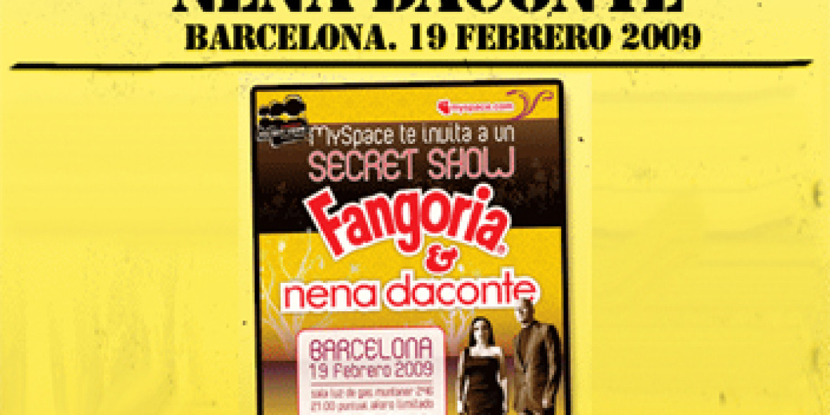 Cartel del Secret Show con Fangoria y Nena Daconte