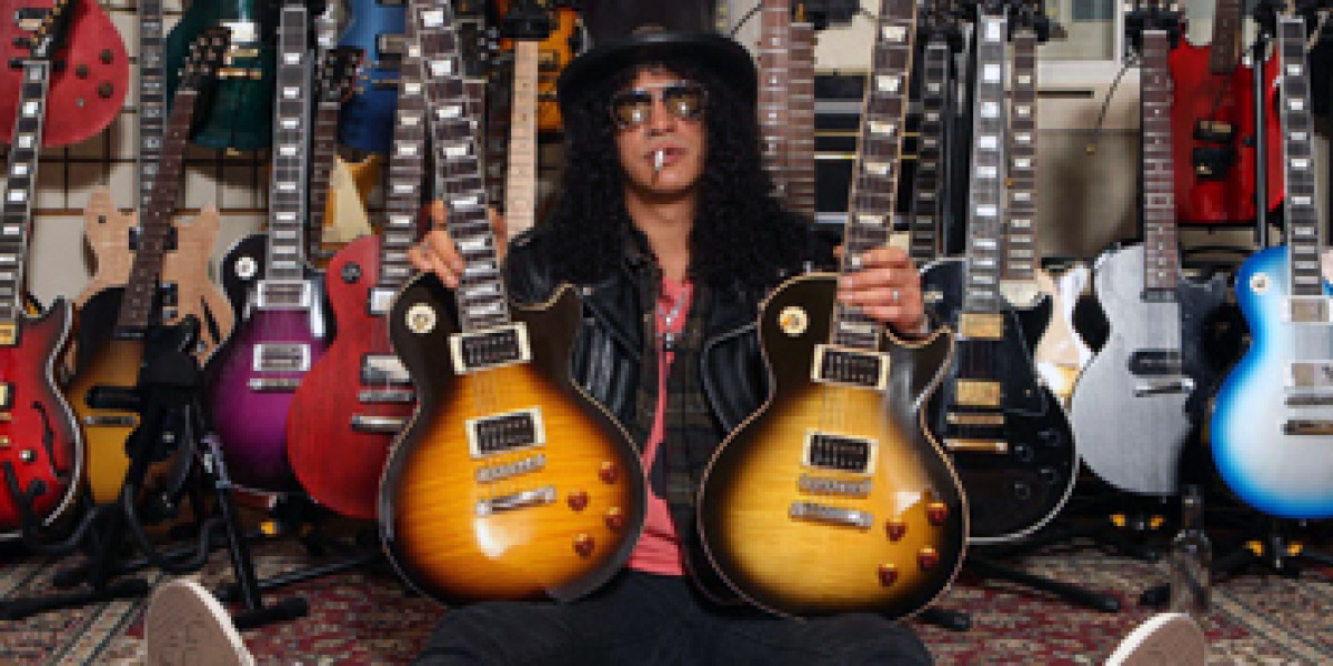 Slash portando modelos Gibson Les Paul