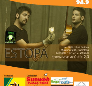 Showcase exclusivo de Estopa en Barcelona