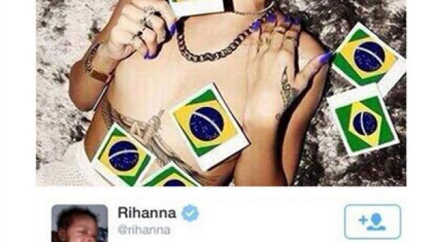El tweet de Rihanna burlándose de Brasil